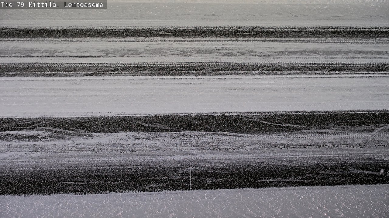 Weather Camera Image Väg 79 Kittilä, Lentoasema, Kittilä, Lappi