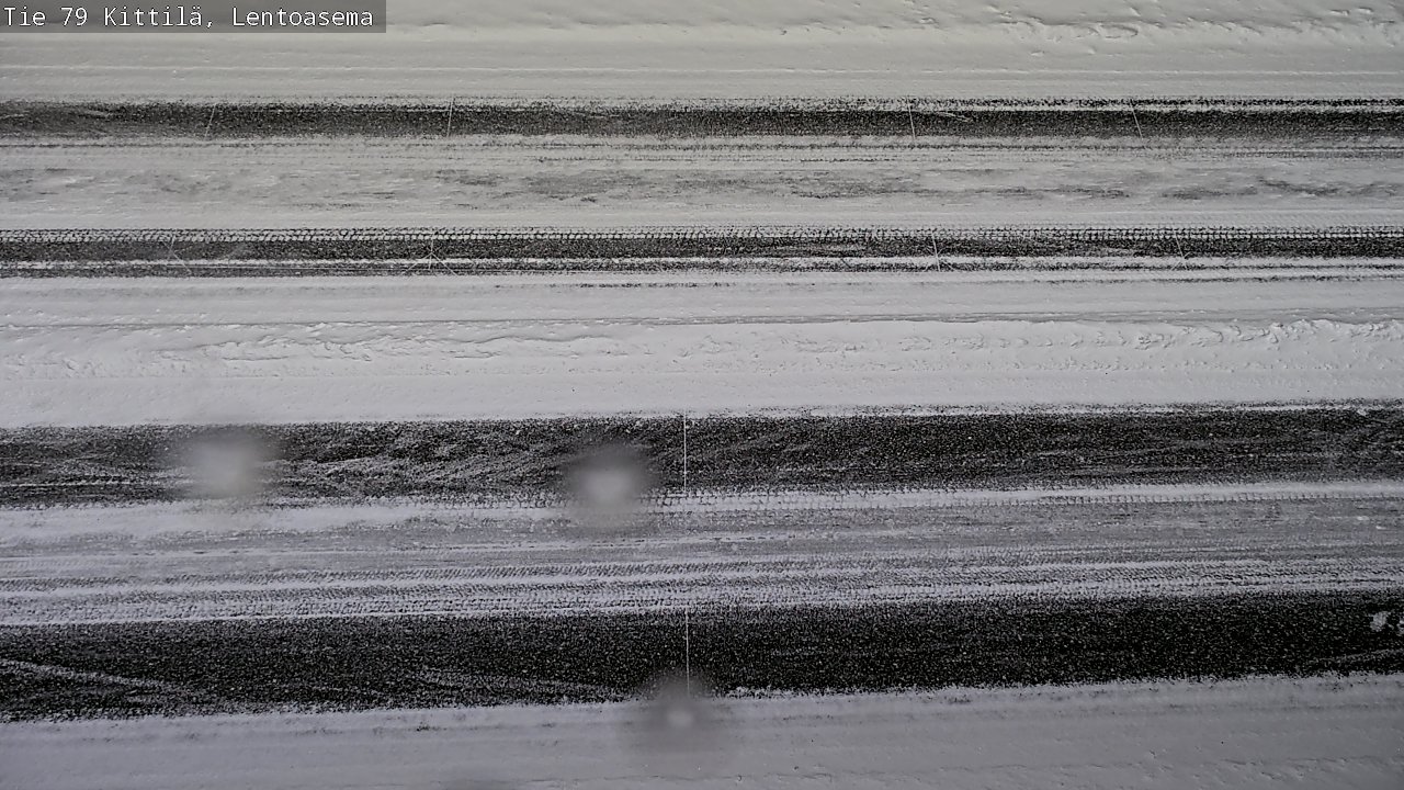 Weather Camera Image Väg 79 Kittilä, Lentoasema, Kittilä, Lappi