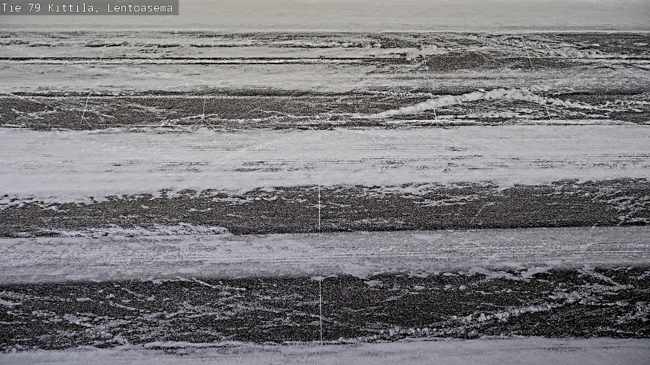 Weather Camera Image Väg 79 Kittilä, Lentoasema, Kittilä, Lappi