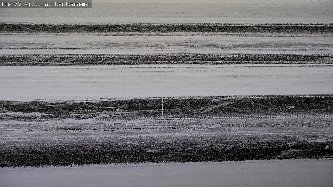 Weather Camera Image Väg 79 Kittilä, Lentoasema, Kittilä, Lappi