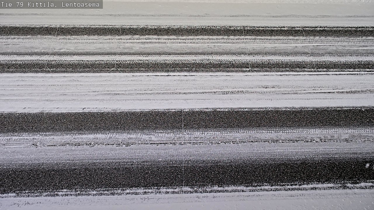 Weather Camera Image Väg 79 Kittilä, Lentoasema, Kittilä, Lappi
