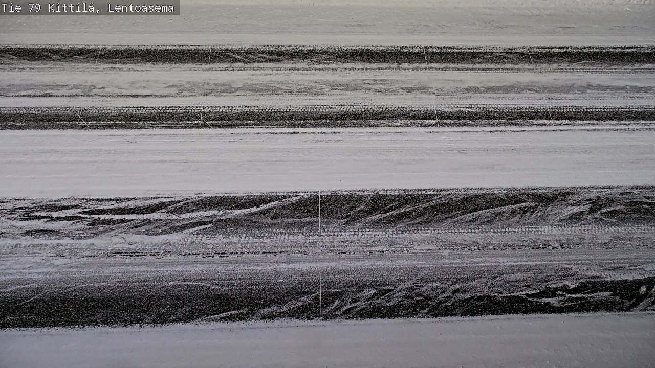 Weather Camera Image Väg 79 Kittilä, Lentoasema, Kittilä, Lappi