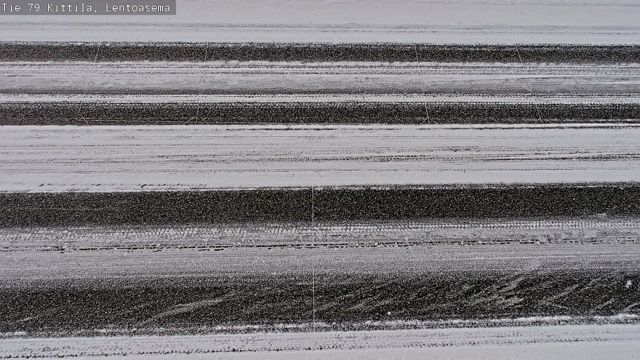 Weather Camera Image Väg 79 Kittilä, Lentoasema, Kittilä, Lappi