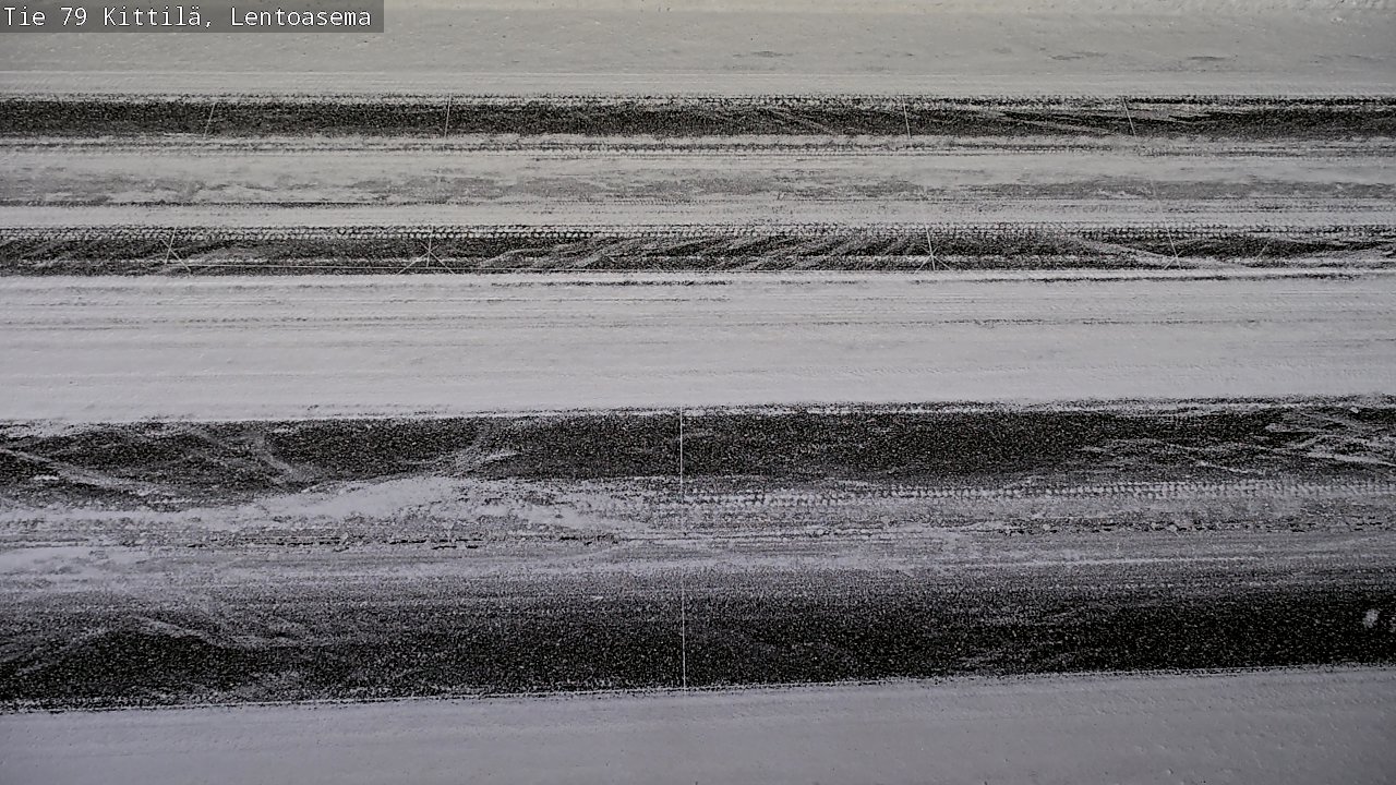 Weather Camera Image Väg 79 Kittilä, Lentoasema, Kittilä, Lappi