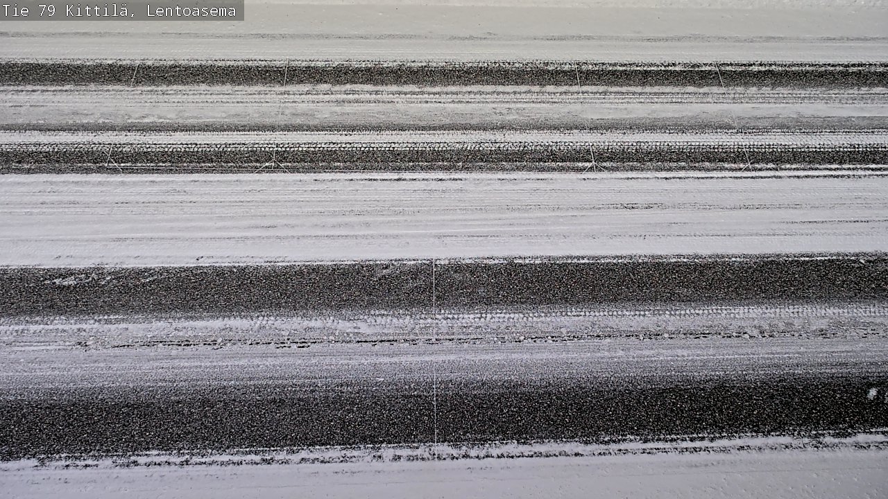 Weather Camera Image Väg 79 Kittilä, Lentoasema, Kittilä, Lappi