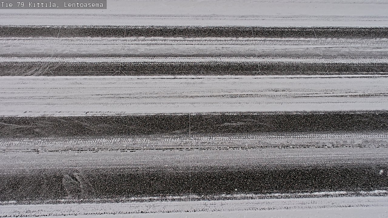 Weather Camera Image Väg 79 Kittilä, Lentoasema, Kittilä, Lappi