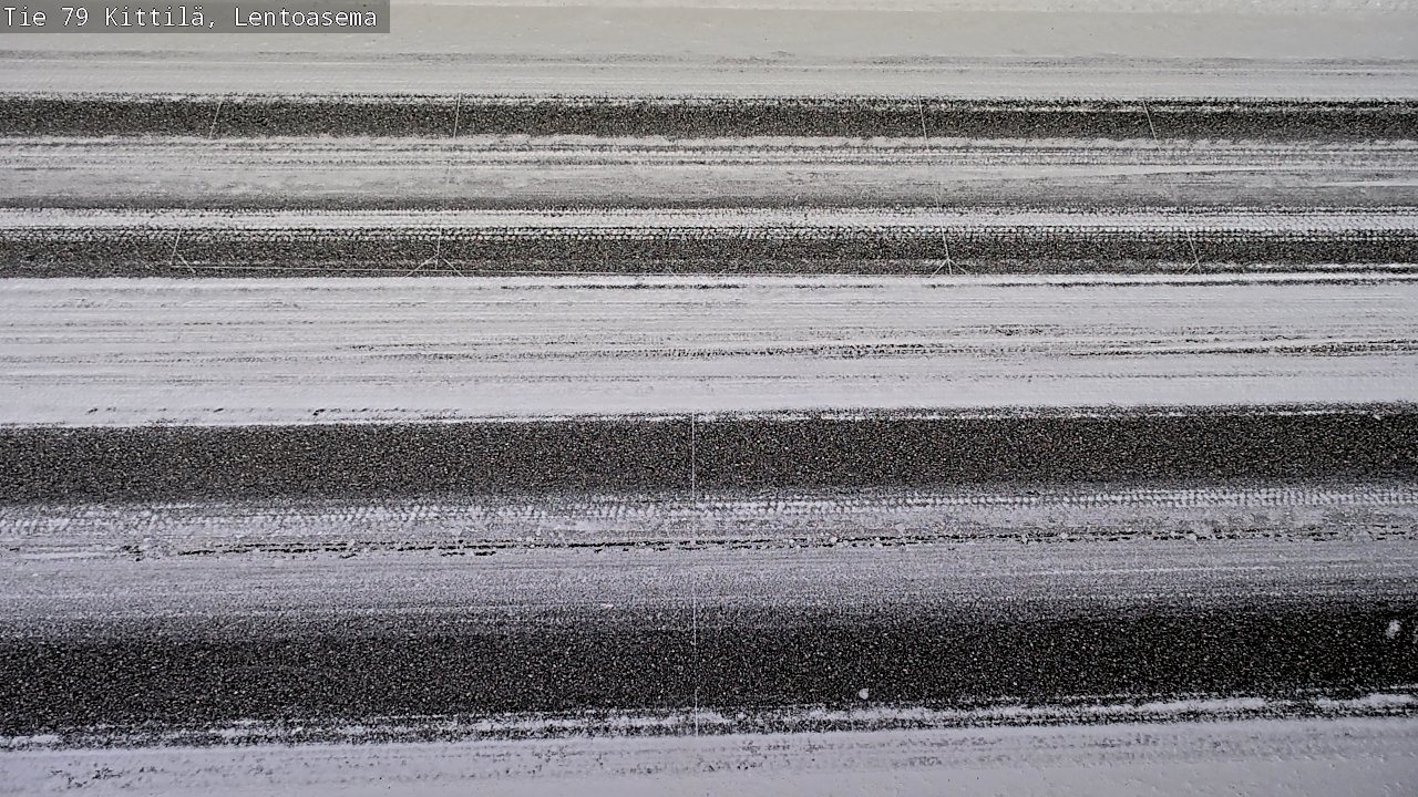 Weather Camera Image Väg 79 Kittilä, Lentoasema, Kittilä, Lappi