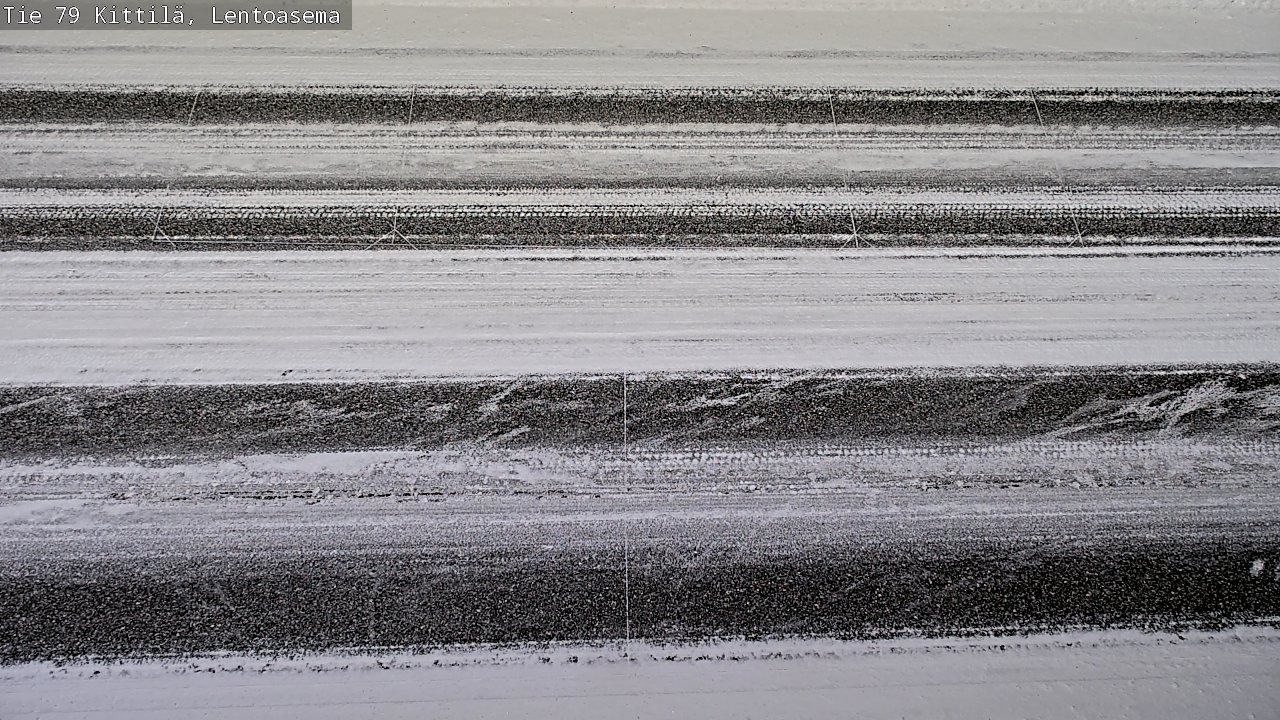 Weather Camera Image Väg 79 Kittilä, Lentoasema, Kittilä, Lappi