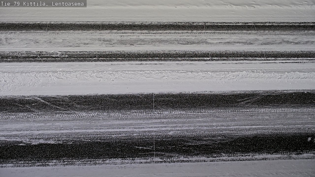 Weather Camera Image Väg 79 Kittilä, Lentoasema, Kittilä, Lappi