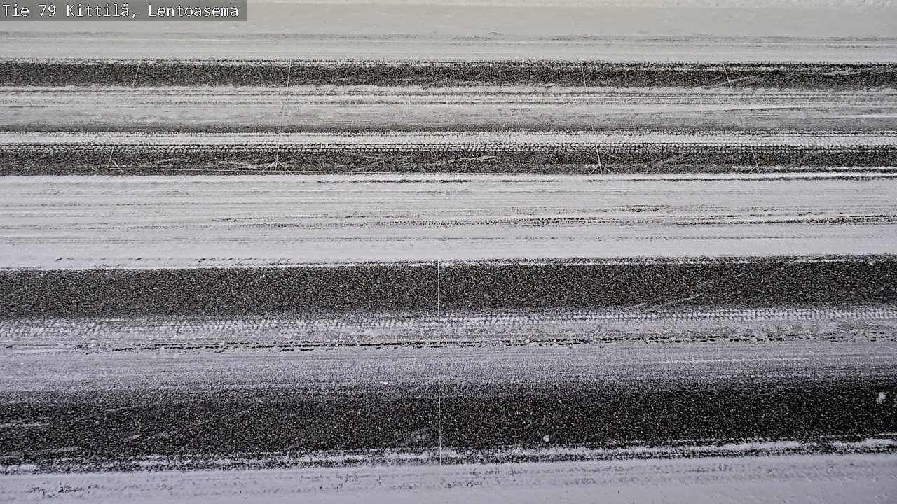 Weather Camera Image Väg 79 Kittilä, Lentoasema, Kittilä, Lappi