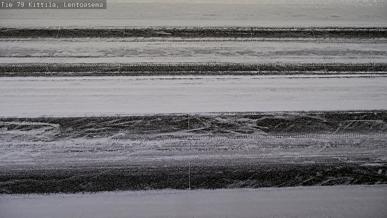 Weather Camera Image Väg 79 Kittilä, Lentoasema, Kittilä, Lappi
