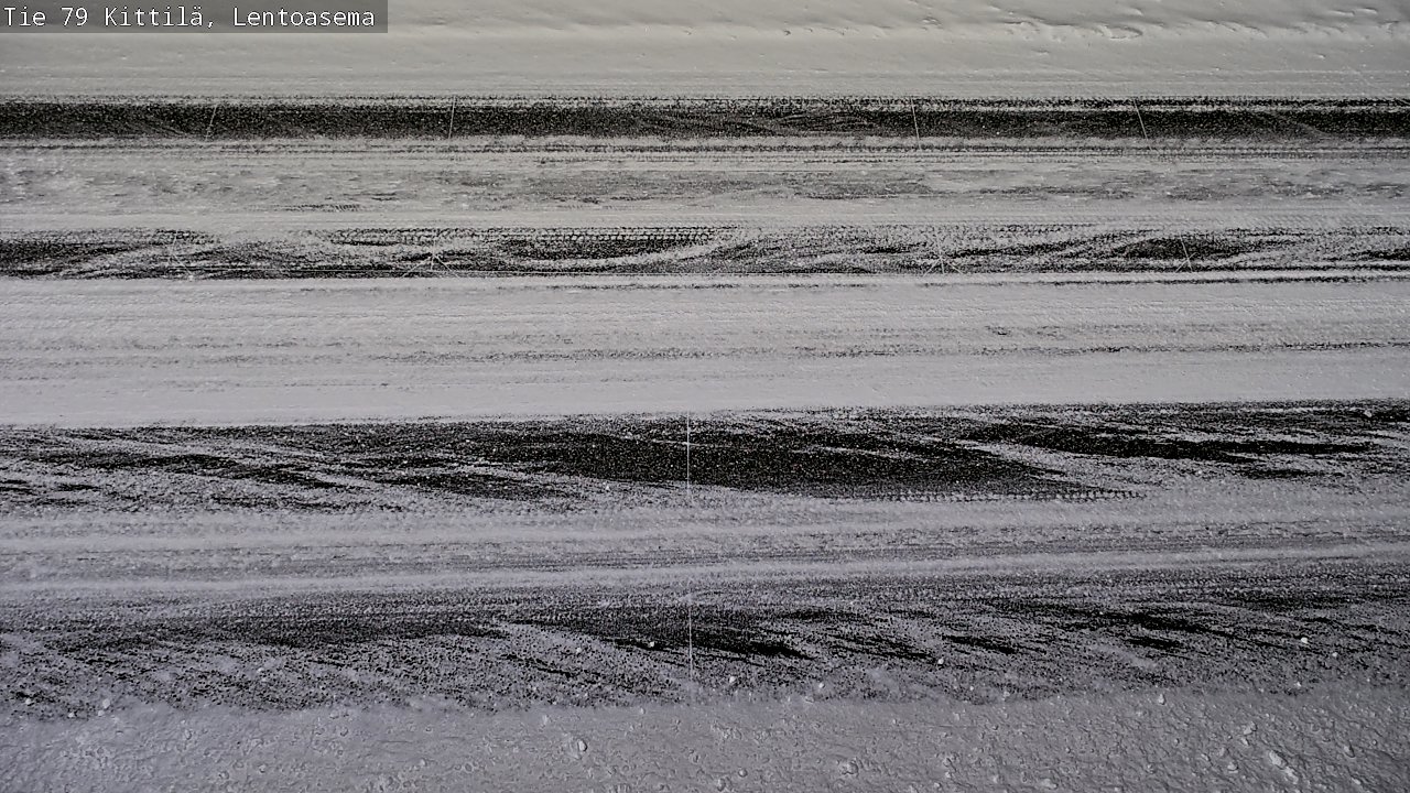 Weather Camera Image Väg 79 Kittilä, Lentoasema, Kittilä, Lappi