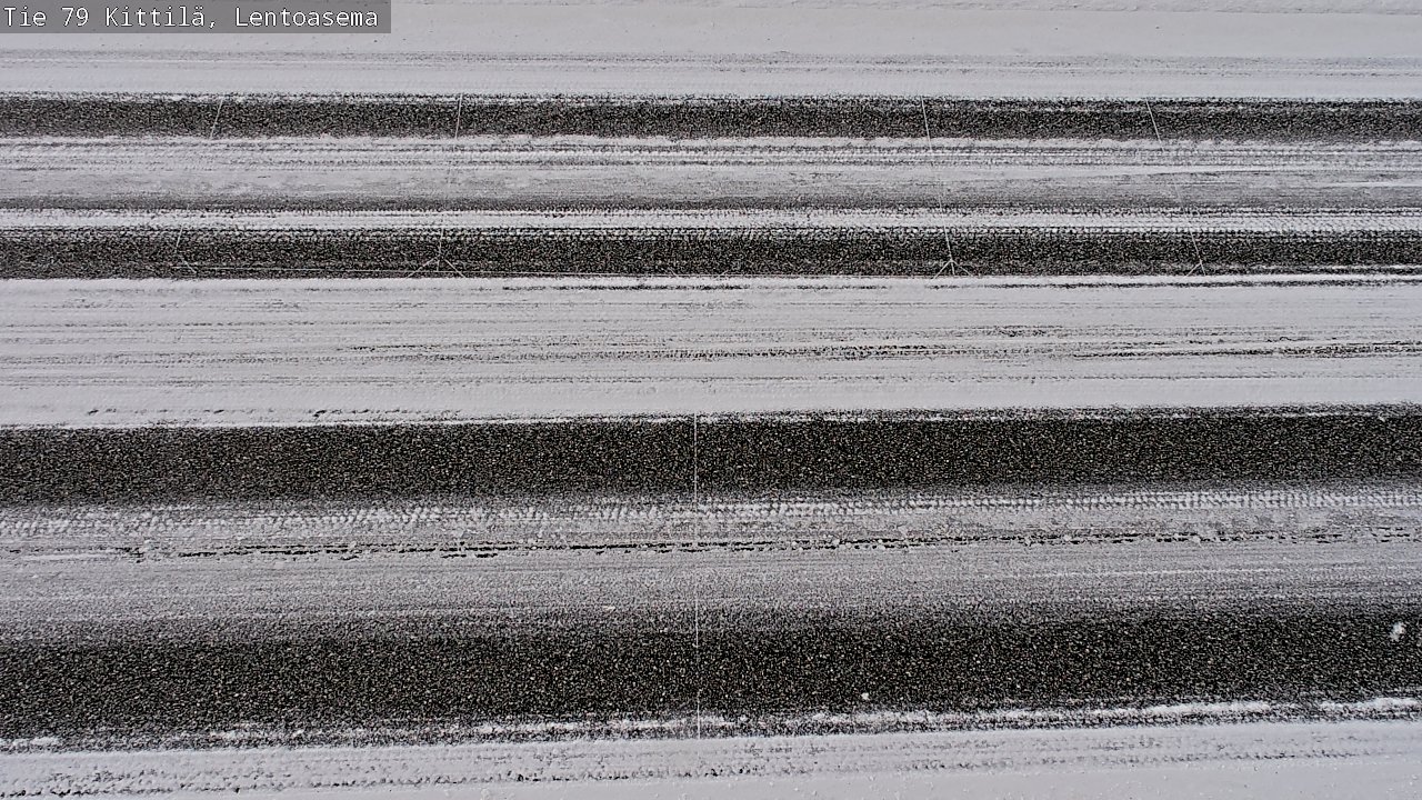 Weather Camera Image Väg 79 Kittilä, Lentoasema, Kittilä, Lappi