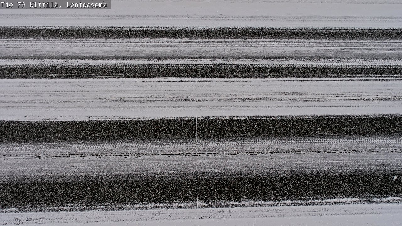 Weather Camera Image Väg 79 Kittilä, Lentoasema, Kittilä, Lappi