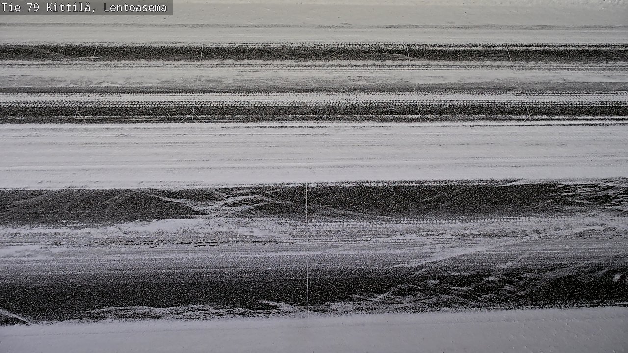 Weather Camera Image Väg 79 Kittilä, Lentoasema, Kittilä, Lappi