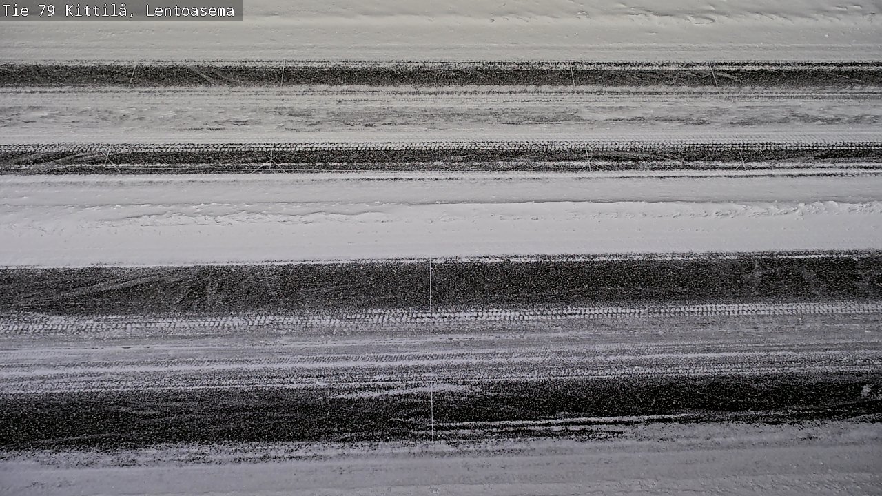 Weather Camera Image Väg 79 Kittilä, Lentoasema, Kittilä, Lappi