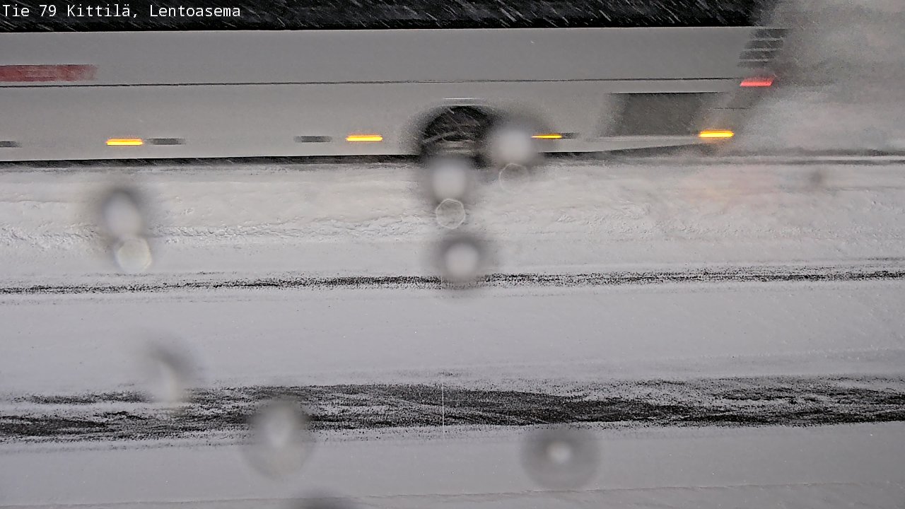 Weather Camera Image Väg 79 Kittilä, Lentoasema, Kittilä, Lappi