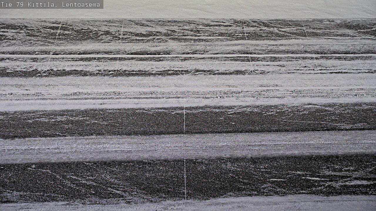 Weather Camera Image Väg 79 Kittilä, Lentoasema, Kittilä, Lappi