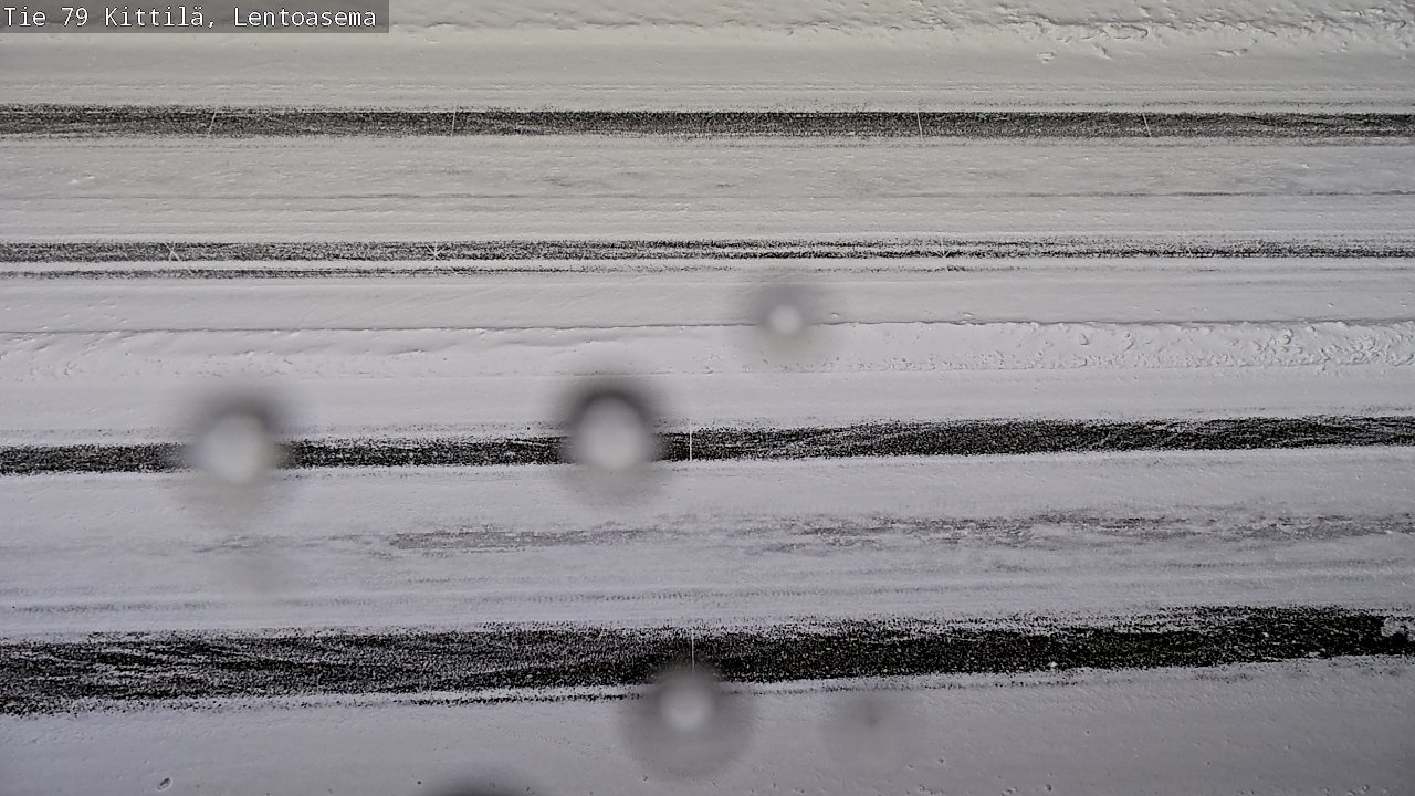 Weather Camera Image Väg 79 Kittilä, Lentoasema, Kittilä, Lappi