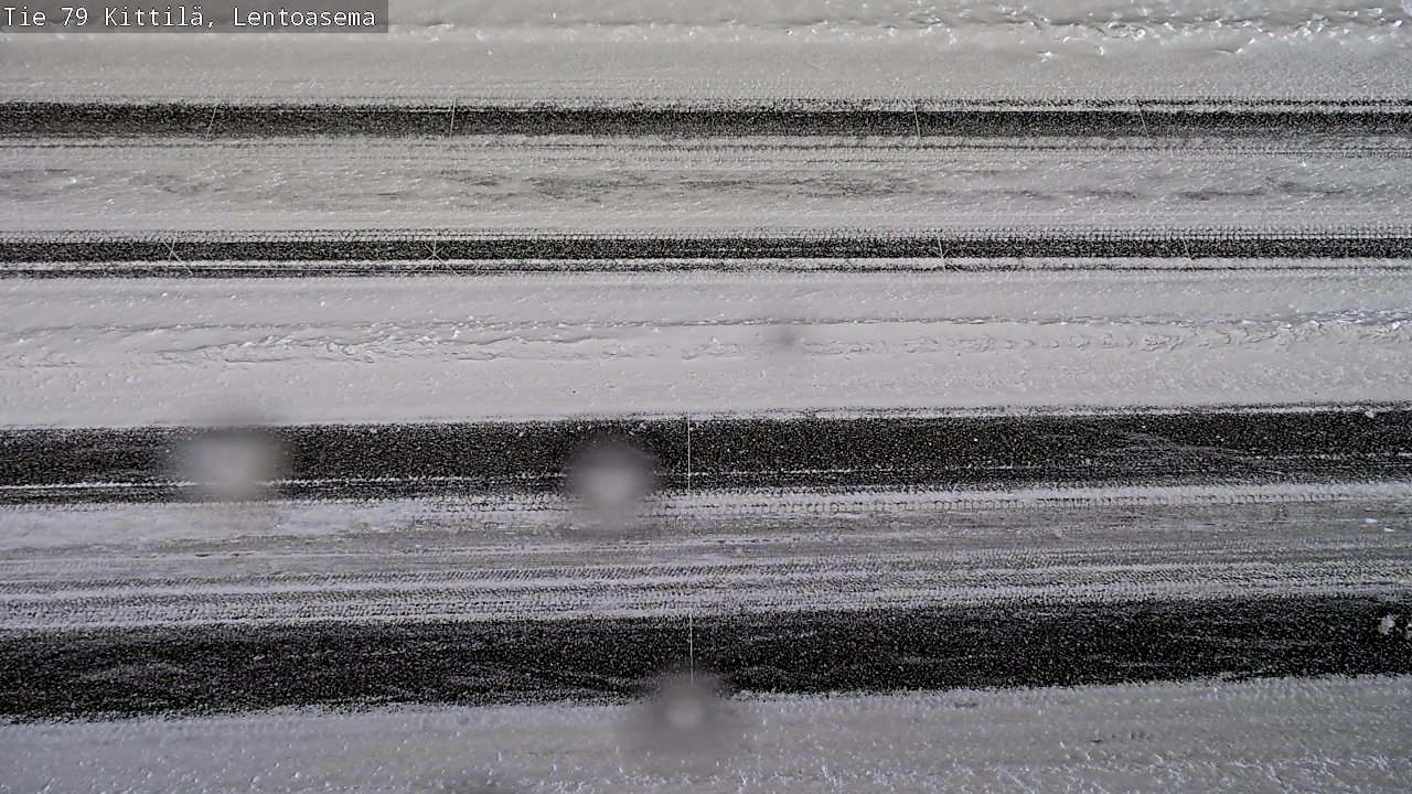 Weather Camera Image Väg 79 Kittilä, Lentoasema, Kittilä, Lappi