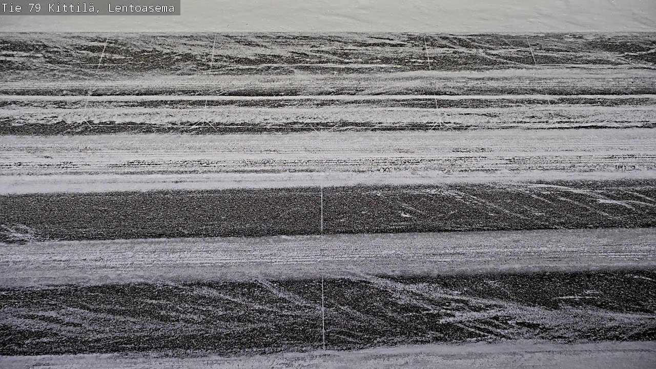 Weather Camera Image Väg 79 Kittilä, Lentoasema, Kittilä, Lappi