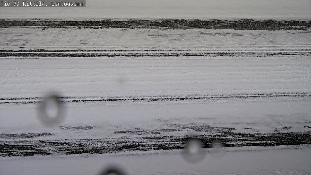 Weather Camera Image Väg 79 Kittilä, Lentoasema, Kittilä, Lappi