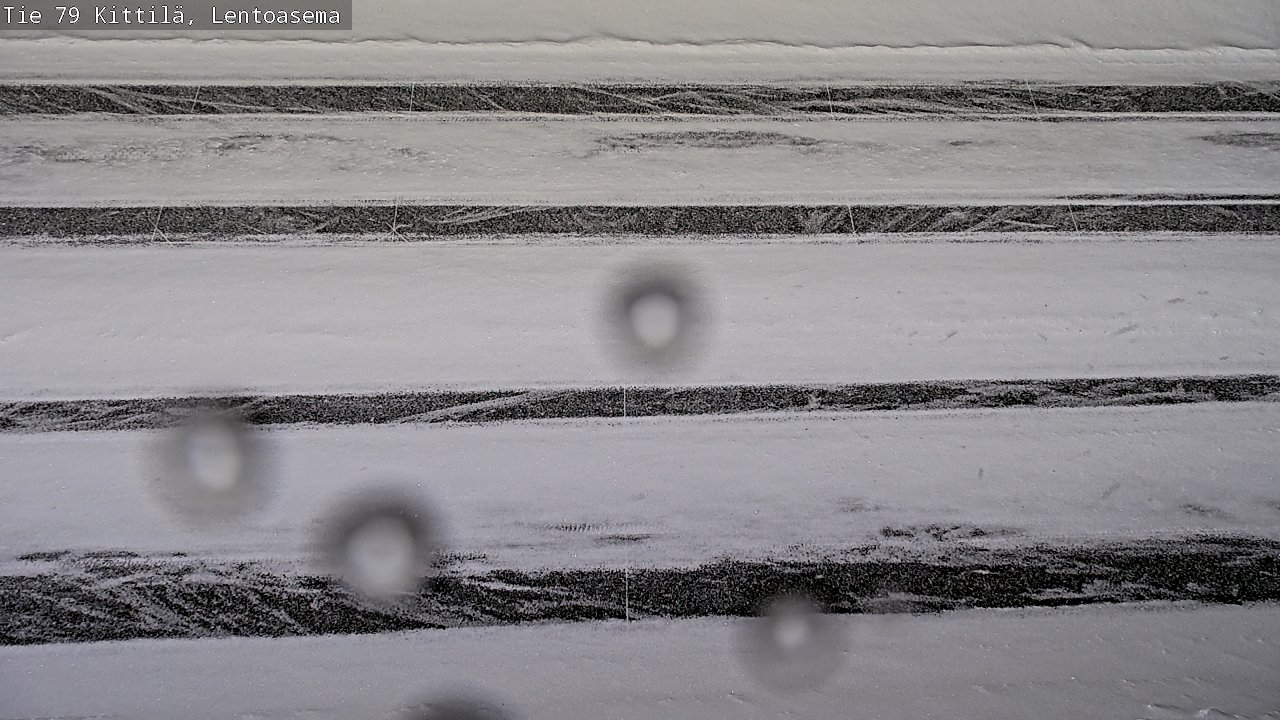 Weather Camera Image Väg 79 Kittilä, Lentoasema, Kittilä, Lappi