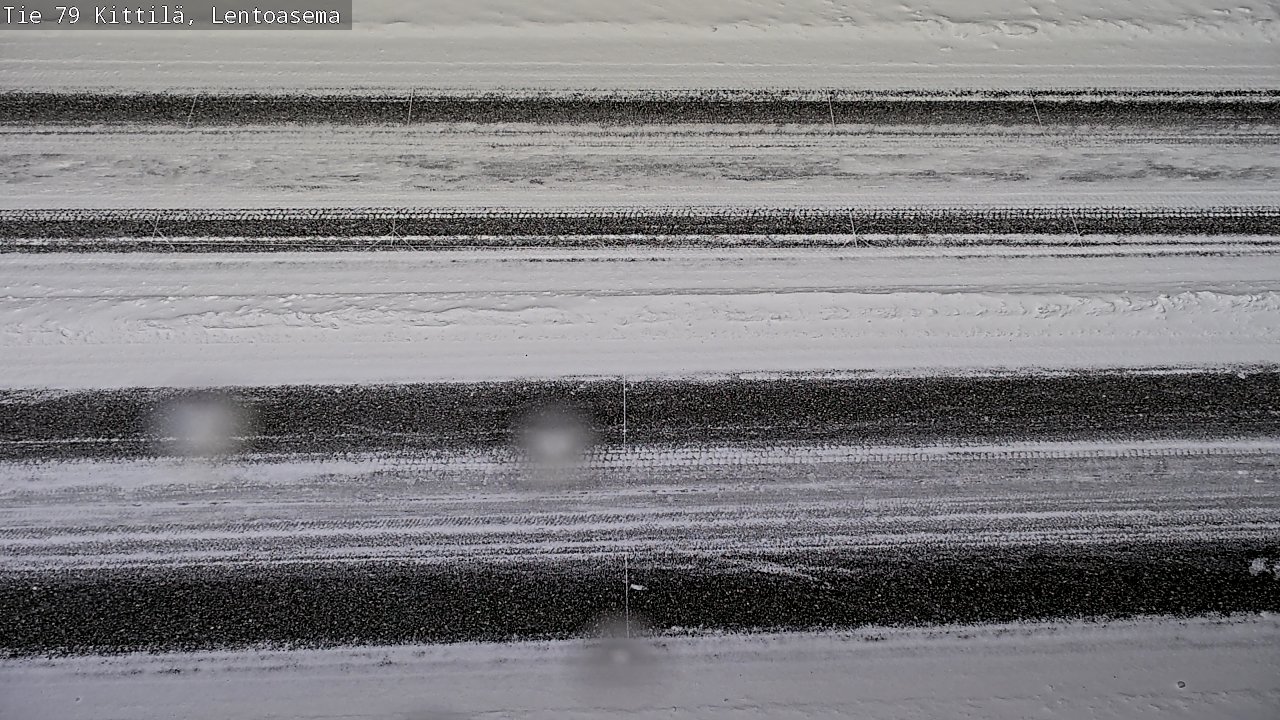 Weather Camera Image Väg 79 Kittilä, Lentoasema, Kittilä, Lappi