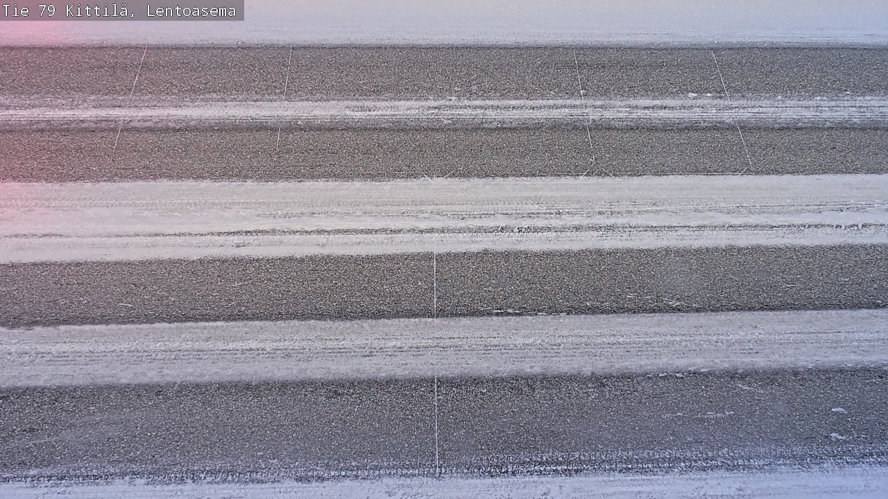 Weather Camera Image Road 79 Kittilä, Lentoasema, Kittilä, Lappi