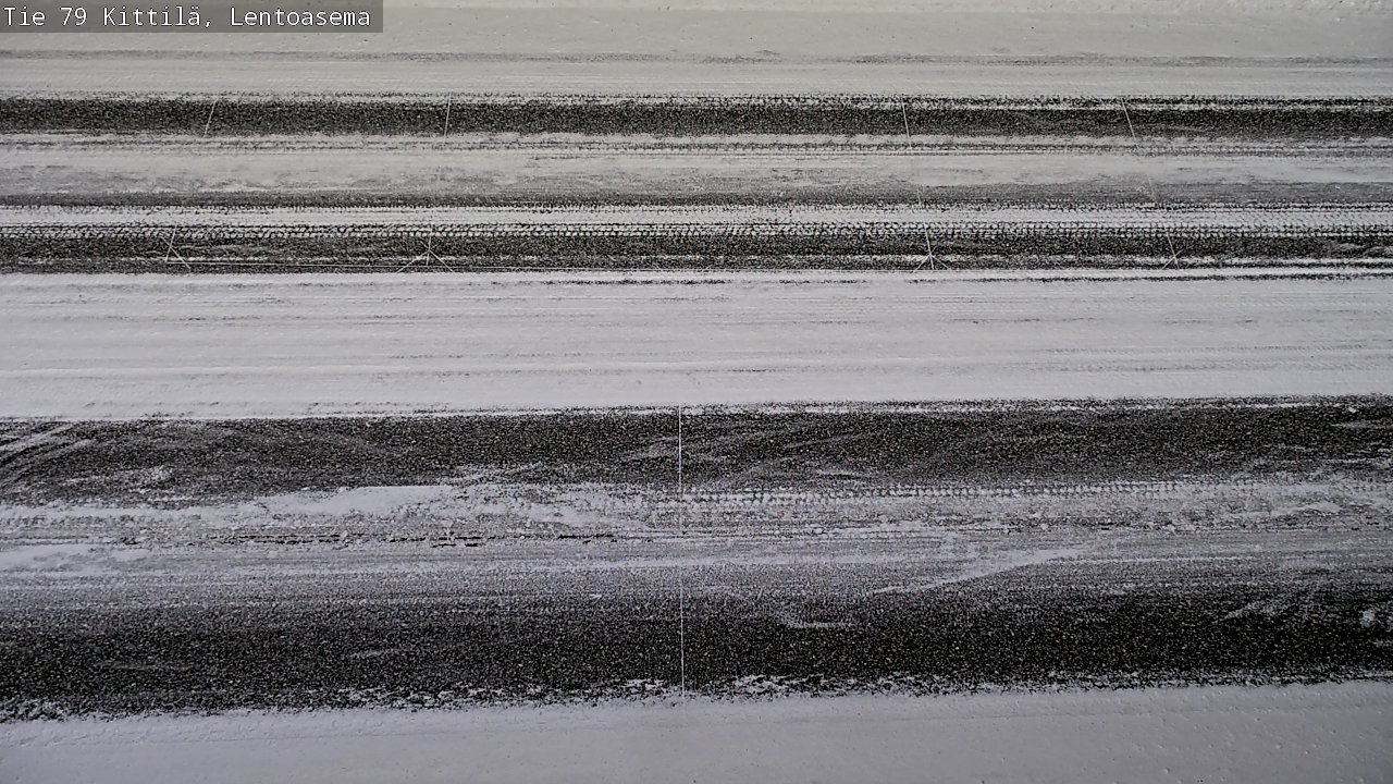 Weather Camera Image Väg 79 Kittilä, Lentoasema, Kittilä, Lappi