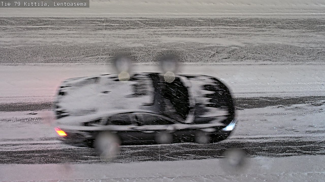 Weather Camera Image Väg 79 Kittilä, Lentoasema, Kittilä, Lappi
