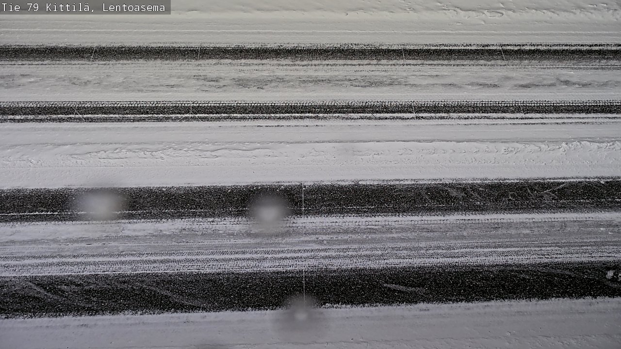Weather Camera Image Väg 79 Kittilä, Lentoasema, Kittilä, Lappi