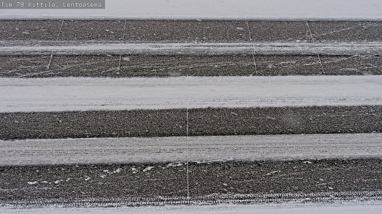 Weather Camera Image Road 79 Kittilä, Lentoasema, Kittilä, Lappi
