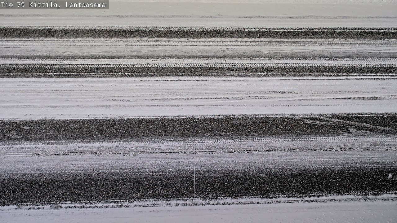 Weather Camera Image Väg 79 Kittilä, Lentoasema, Kittilä, Lappi