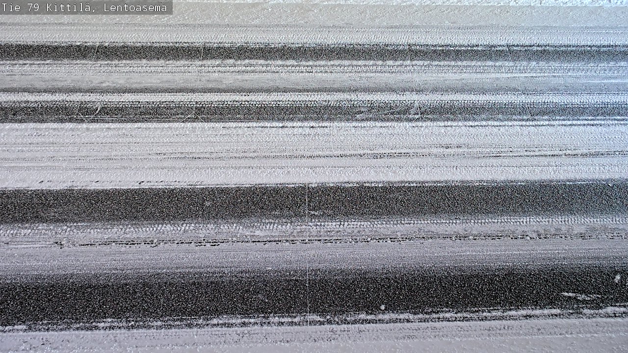 Weather Camera Image Väg 79 Kittilä, Lentoasema, Kittilä, Lappi