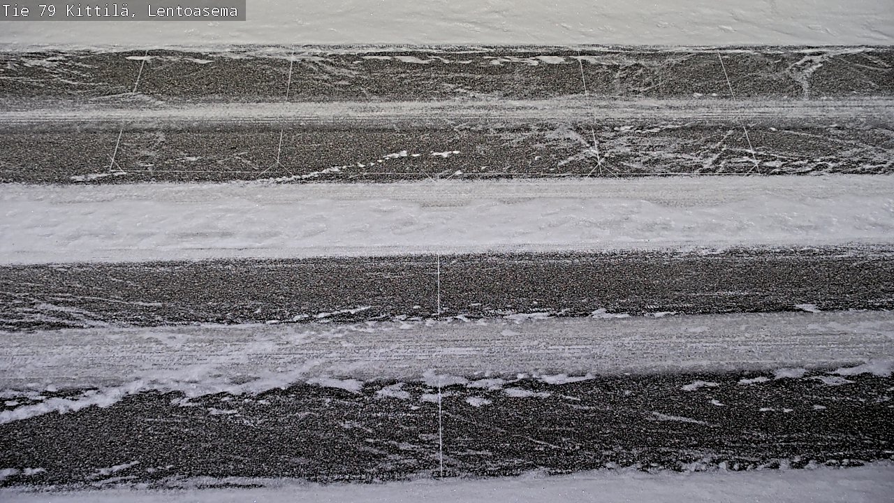 Weather Camera Image Road 79 Kittilä, Lentoasema, Kittilä, Lappi