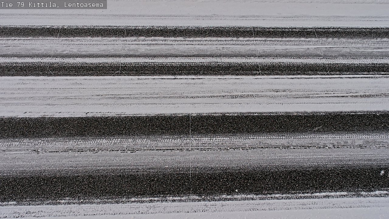 Weather Camera Image Väg 79 Kittilä, Lentoasema, Kittilä, Lappi