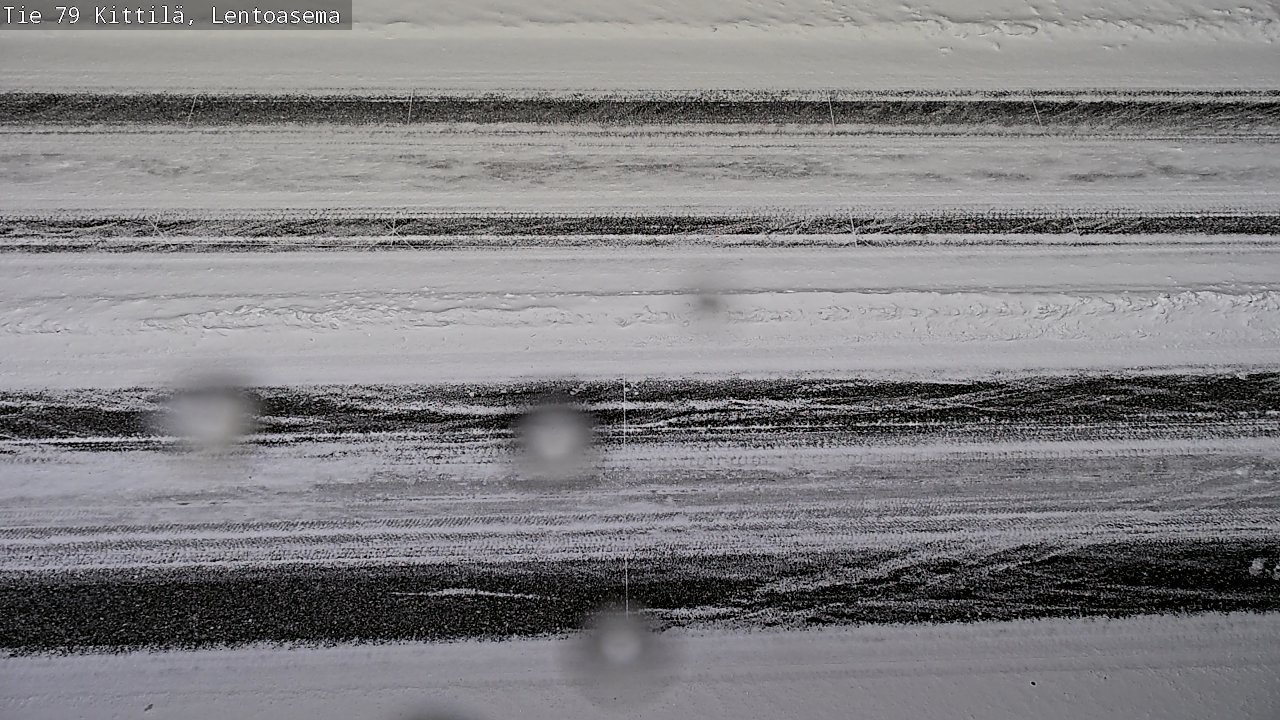 Weather Camera Image Väg 79 Kittilä, Lentoasema, Kittilä, Lappi