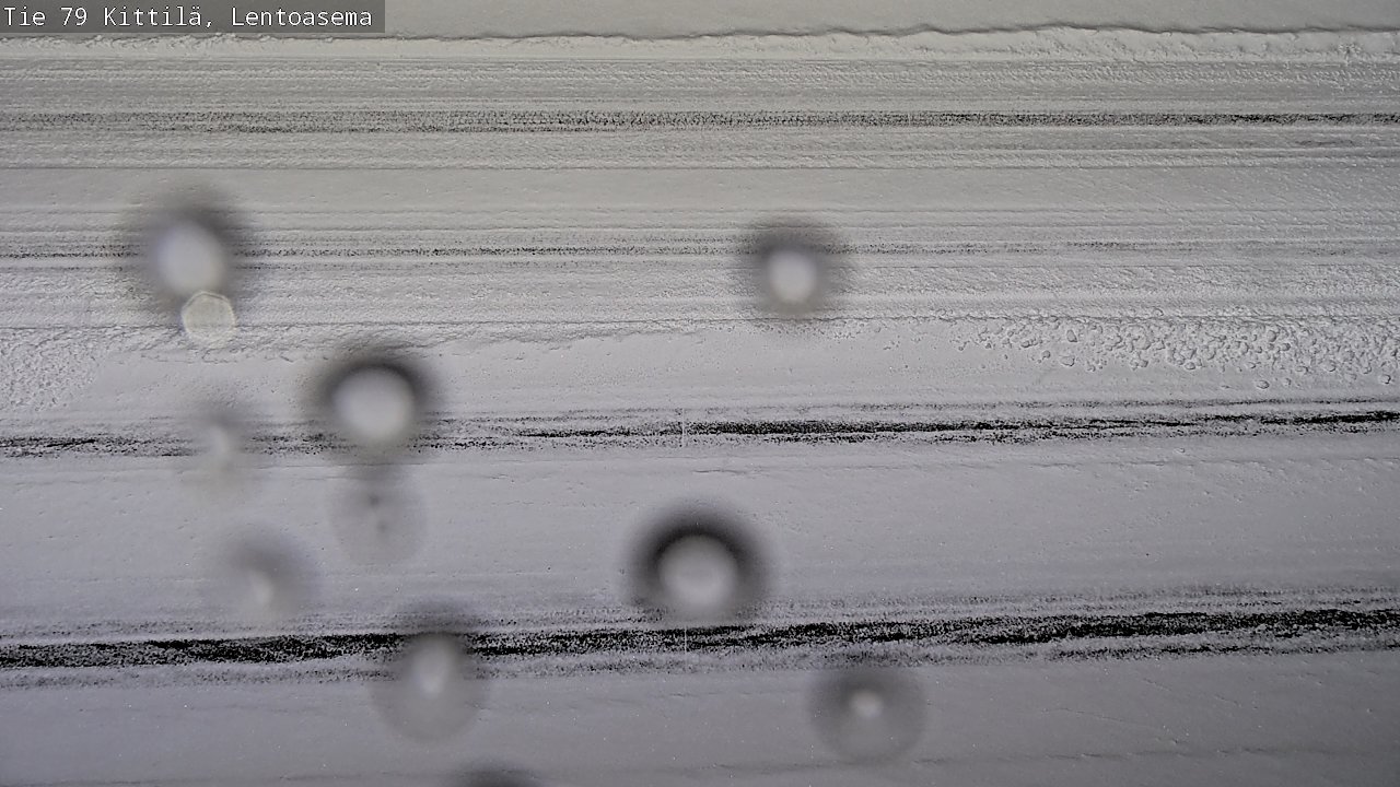 Weather Camera Image Väg 79 Kittilä, Lentoasema, Kittilä, Lappi