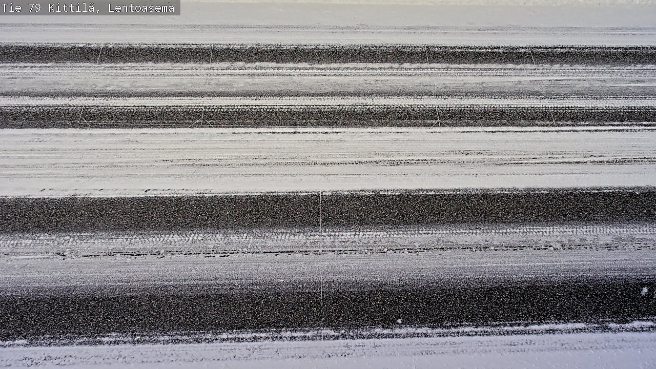 Weather Camera Image Väg 79 Kittilä, Lentoasema, Kittilä, Lappi