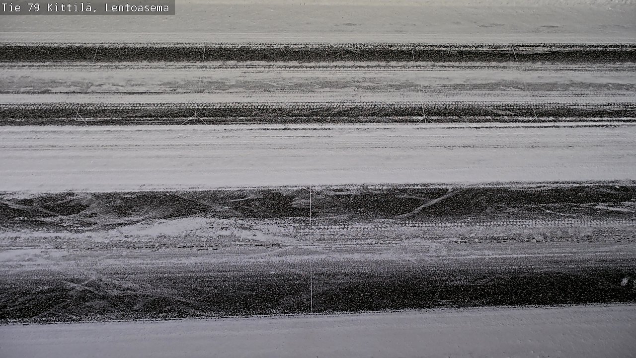 Weather Camera Image Väg 79 Kittilä, Lentoasema, Kittilä, Lappi
