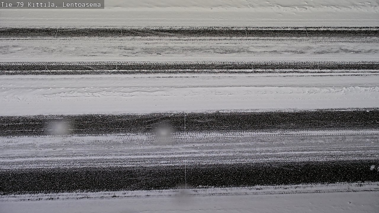 Weather Camera Image Väg 79 Kittilä, Lentoasema, Kittilä, Lappi