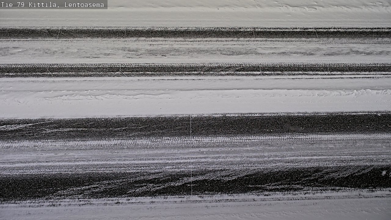 Weather Camera Image Väg 79 Kittilä, Lentoasema, Kittilä, Lappi