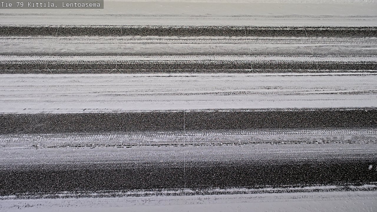 Weather Camera Image Väg 79 Kittilä, Lentoasema, Kittilä, Lappi