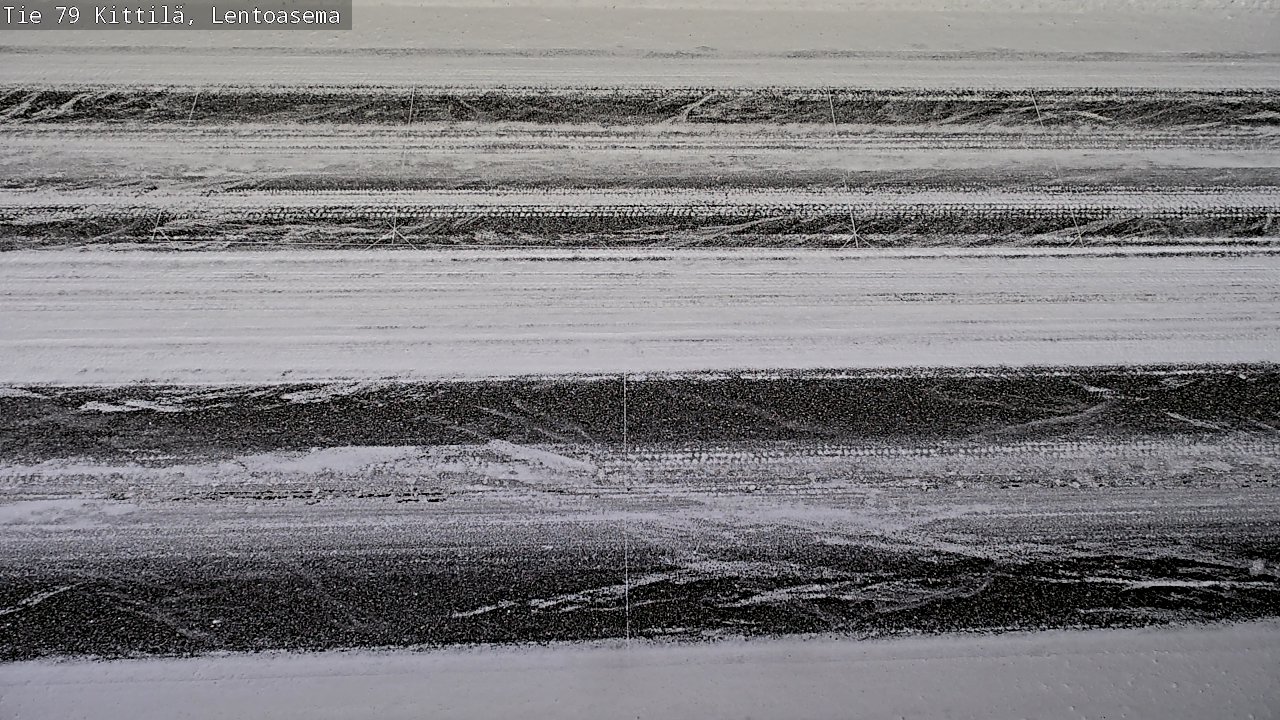 Weather Camera Image Väg 79 Kittilä, Lentoasema, Kittilä, Lappi