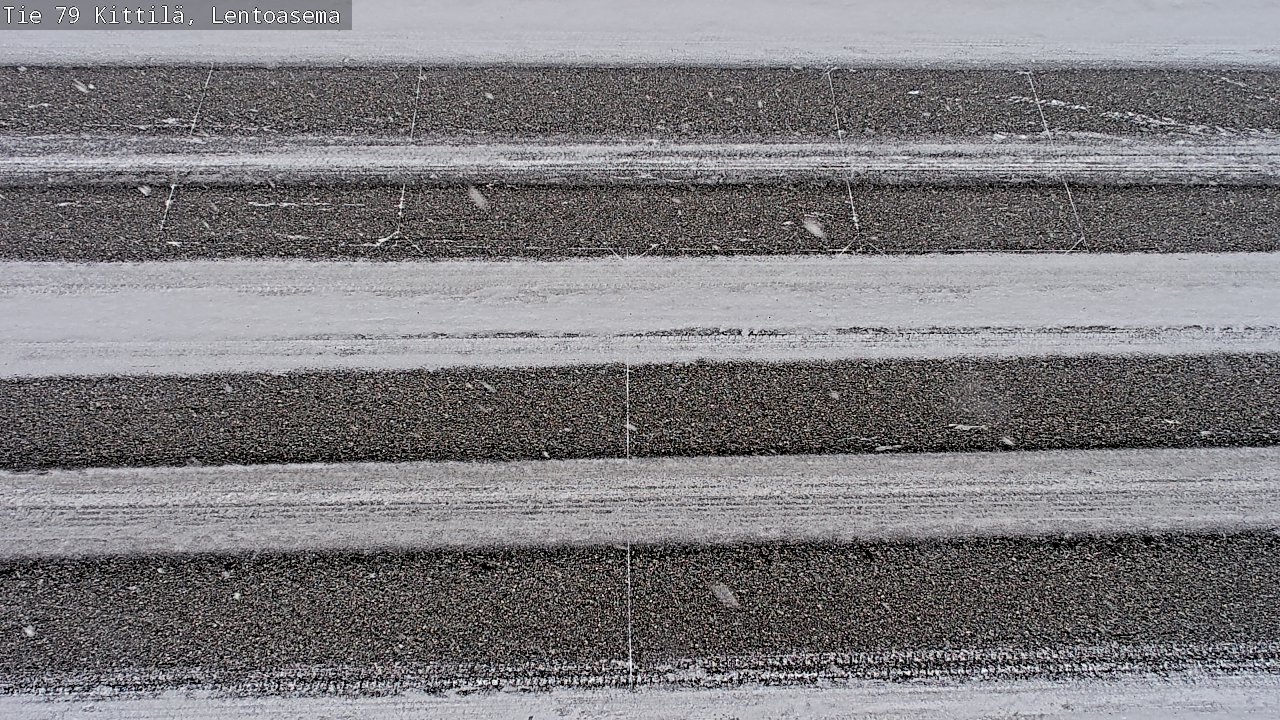 Weather Camera Image Road 79 Kittilä, Lentoasema, Kittilä, Lappi