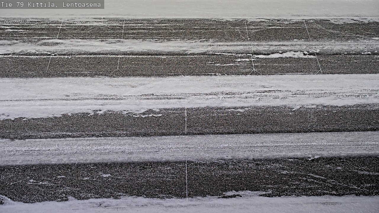 Weather Camera Image Väg 79 Kittilä, Lentoasema, Kittilä, Lappi