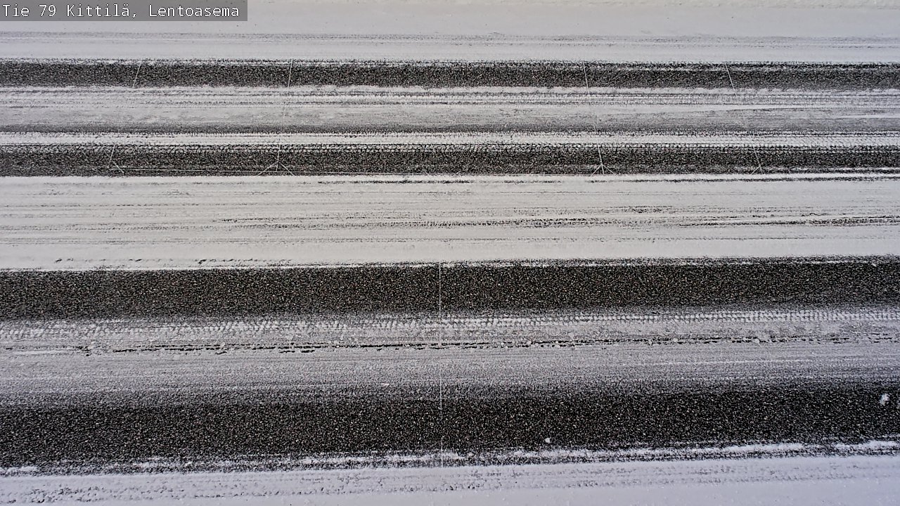 Weather Camera Image Väg 79 Kittilä, Lentoasema, Kittilä, Lappi