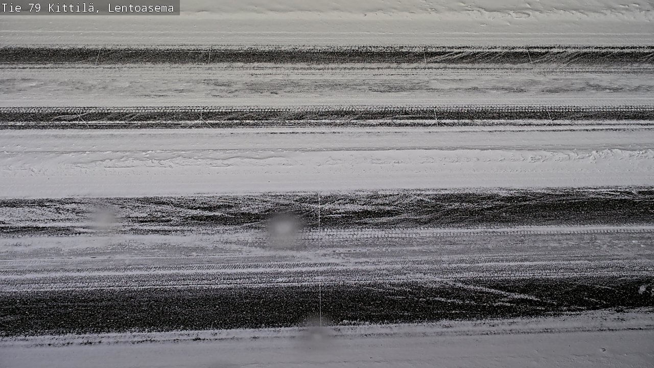 Weather Camera Image Väg 79 Kittilä, Lentoasema, Kittilä, Lappi