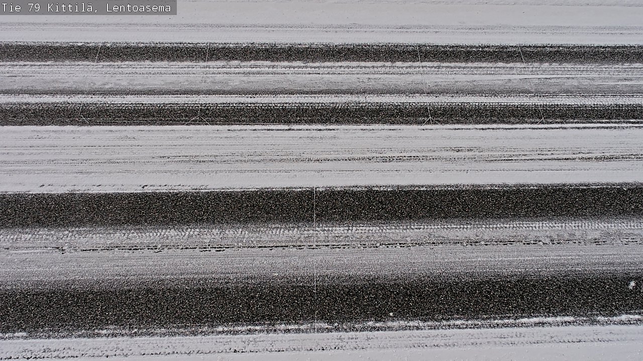 Weather Camera Image Väg 79 Kittilä, Lentoasema, Kittilä, Lappi